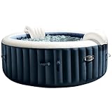 Intex SPA Hinchable 4 Personas Bubble Massage Navy (55084)