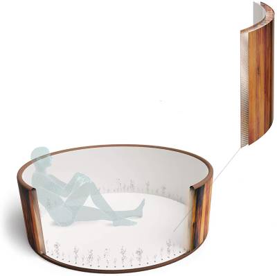 spa de madera bestway