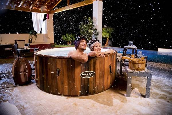 spa hinchable para invierno